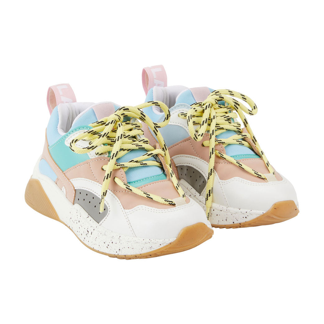 Stella McCartney Red Color Block Trainers