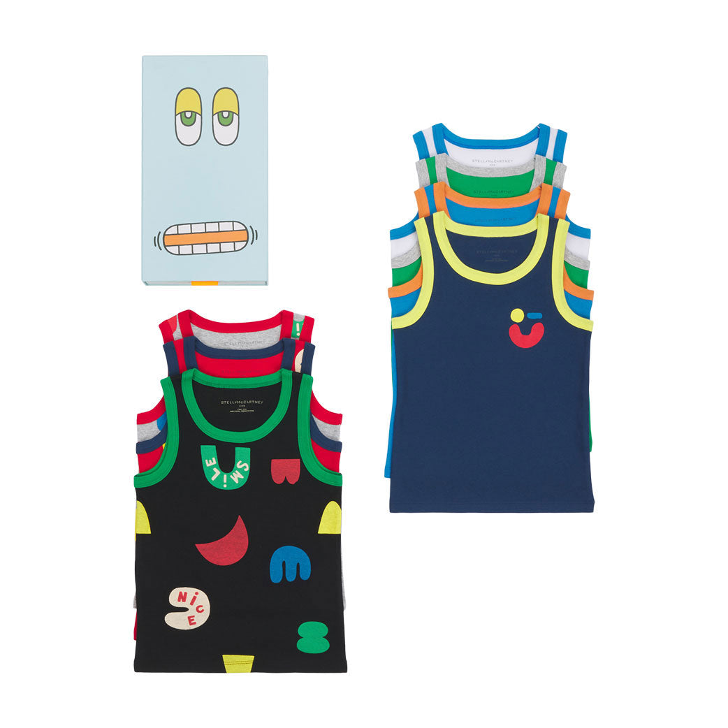 Stella McCartney Red Shapes Tank Top Set