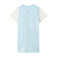 Stella McCartney White Ss Jersey Double Parrots And Fringe Dress