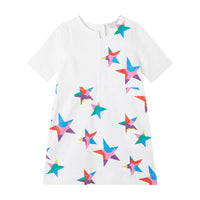 Stella McCartney White Pop Stars Denim Dress