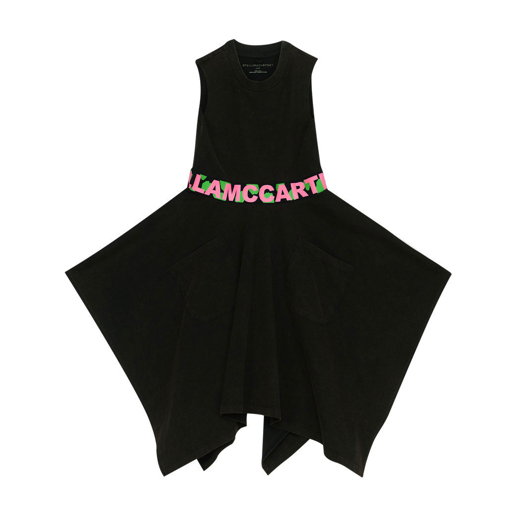 Stella McCartney Black Jersey Camo Spots Dress