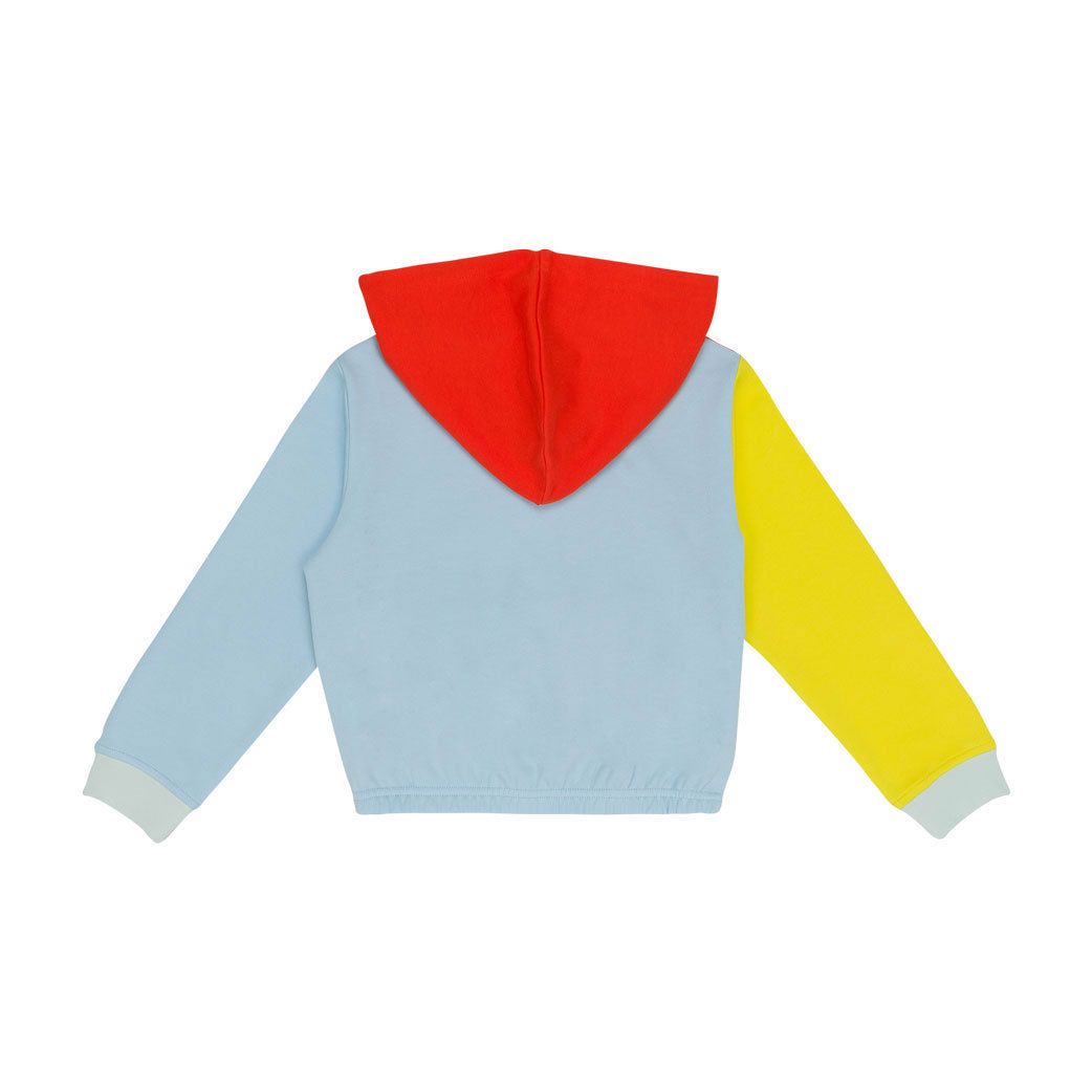 Stella McCartney Red Color Block Active Zip Up Hoodie