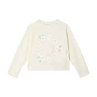Stella McCartney White Daisy Logo Sweatshirt