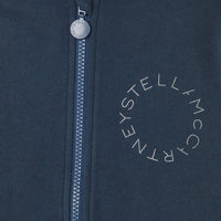 Stella McCartney Navy Zip Up Logo Hoodie