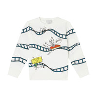 Stella McCartney White Rollercoaster Print Sweatshirt