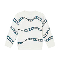 Stella McCartney White Rollercoaster Print Sweatshirt