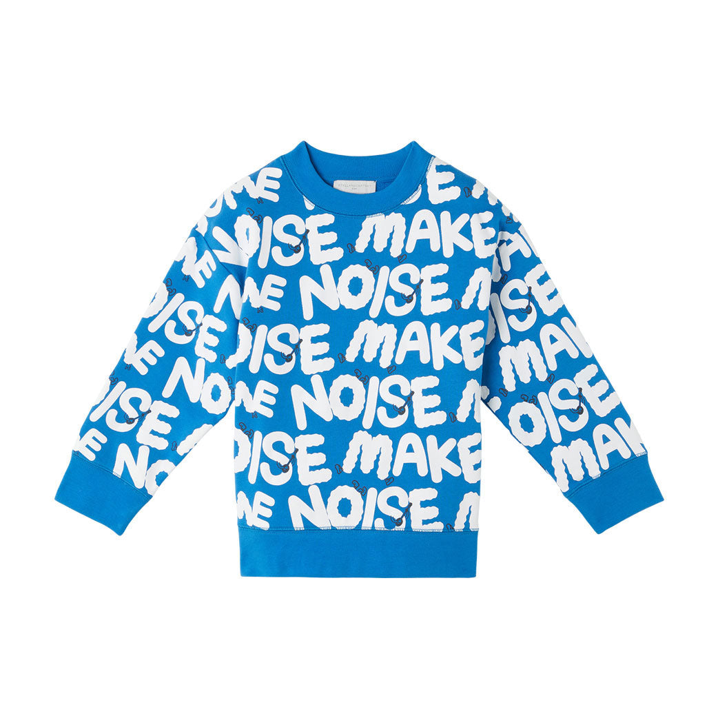 Stella McCartney Blue Make Some Noise Sweatshirt