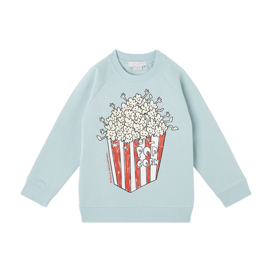 Stella McCartney Blue Popcorn Print Sweatshirt