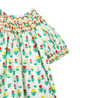 Stella McCartney White Smock Detail Dreamy Flowers Top