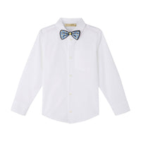 Stella McCartney White Detachable Bow Shirt