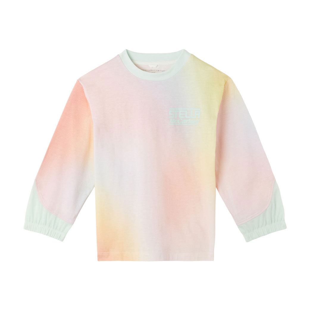 Stella McCartney Pastel Ls Sport Spray Active Tee