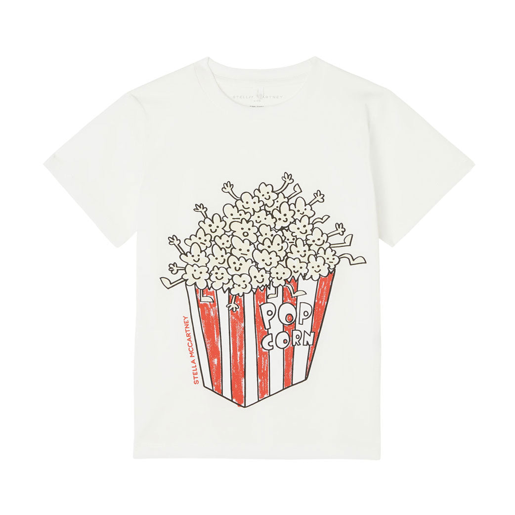 Stella McCartney White Popcorn Print Tee