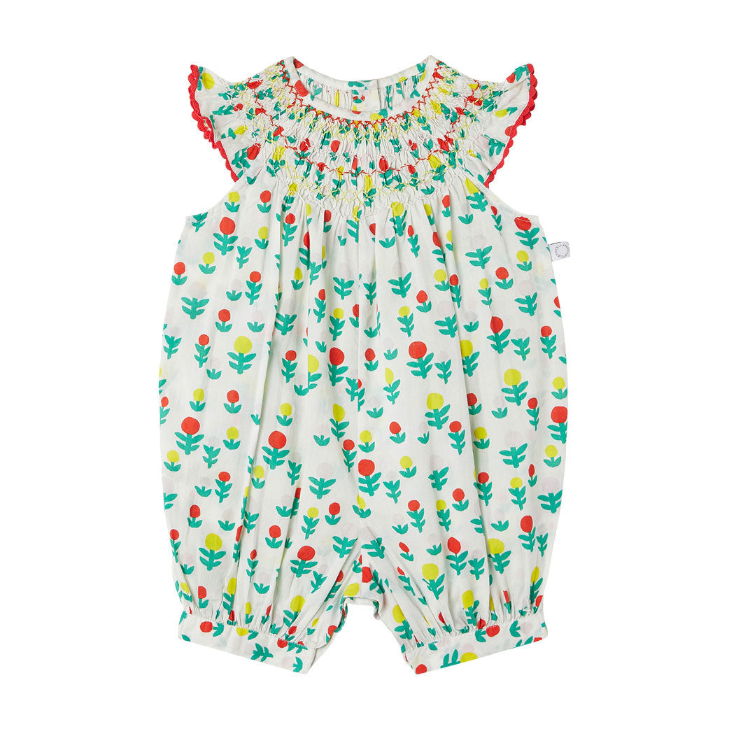 Stella McCartney White Dreamy Flowers Smock Details All In One