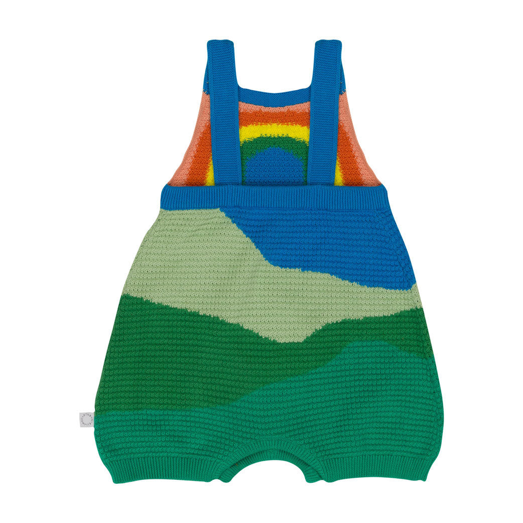 Stella McCartney Red Landscape Rainbow Crochet Bubble