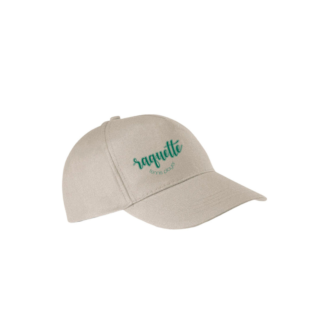 Racquette Cream Tennis Logo Cap