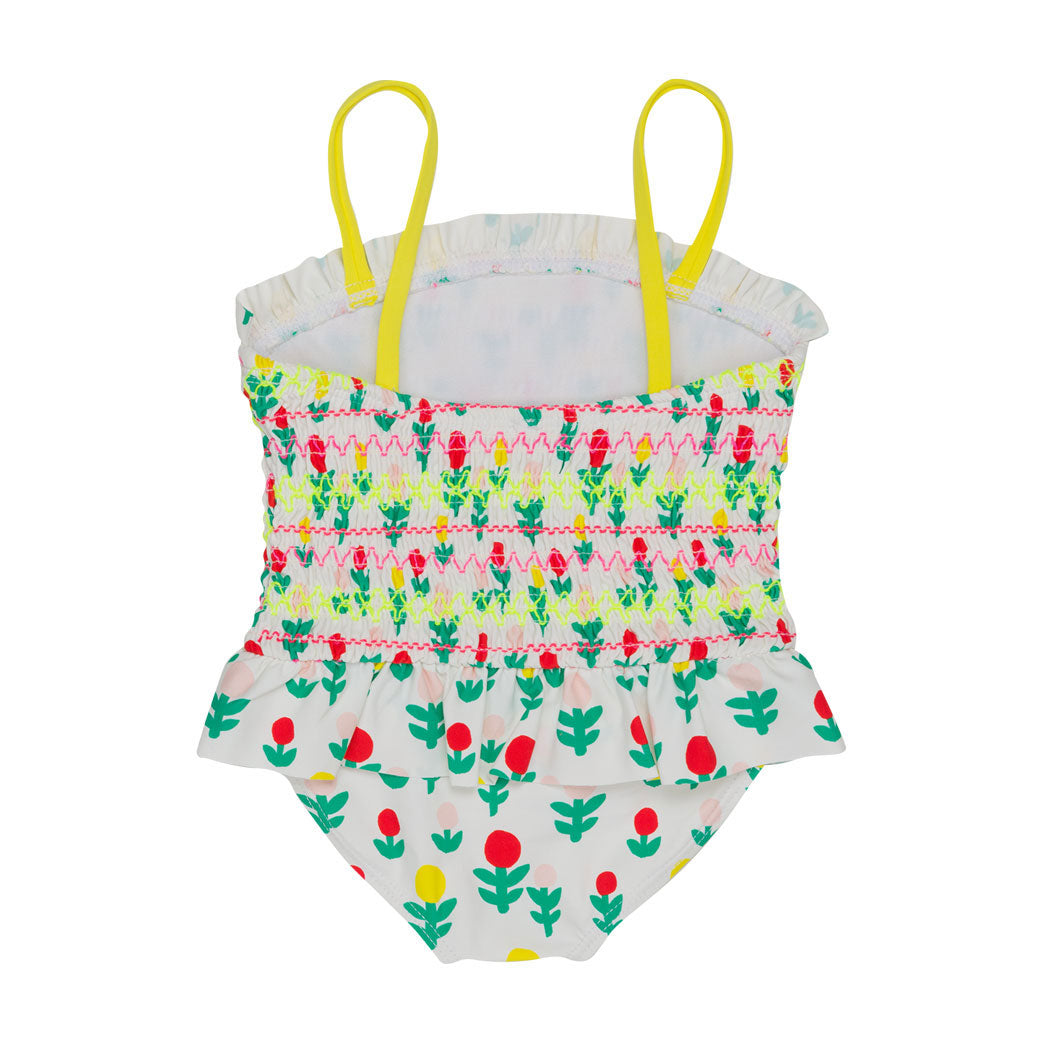 Stella McCartney White Dreamy Flowers Baby Swimsuit