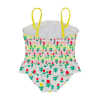 Stella McCartney White Dreamy Flowers Baby Swimsuit