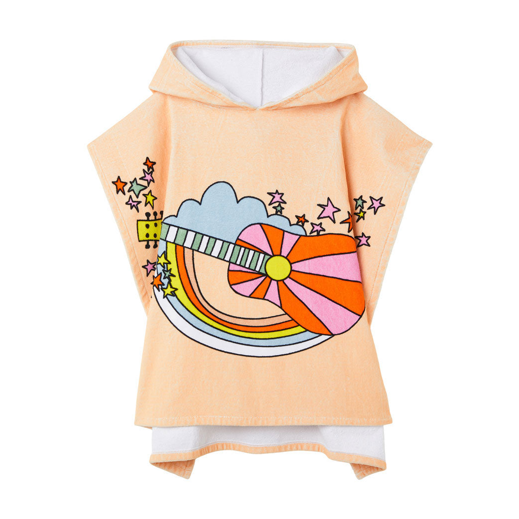 Stella McCartney Peach Terry Festival Guitar Print Towel