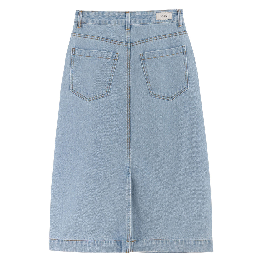 Tiny Cottons Light Wash Indigo Agnes Denim Skirt