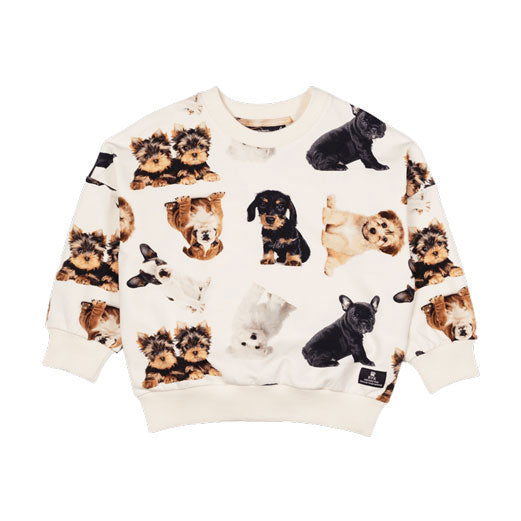 Rock Your Baby Multi Puppies Sweatshirt