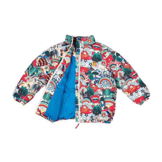 Rock Your Baby Multi All You Need Is Love Puff Padded Jacket