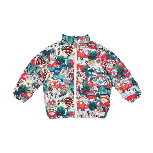 Rock Your Baby Multi All You Need Is Love Puff Padded Jacket