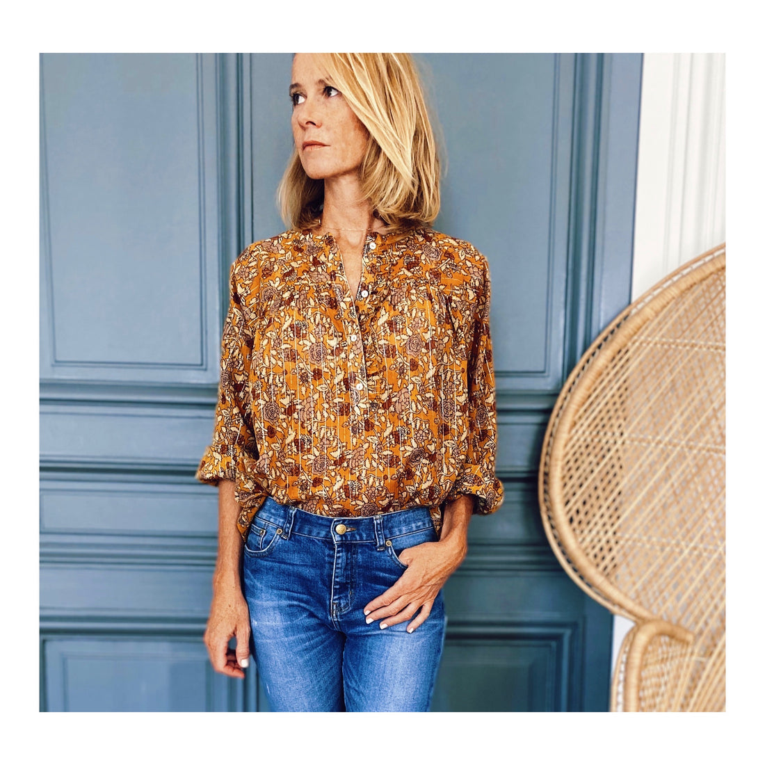 Louis Louise Caramel Mo Womens Tunic