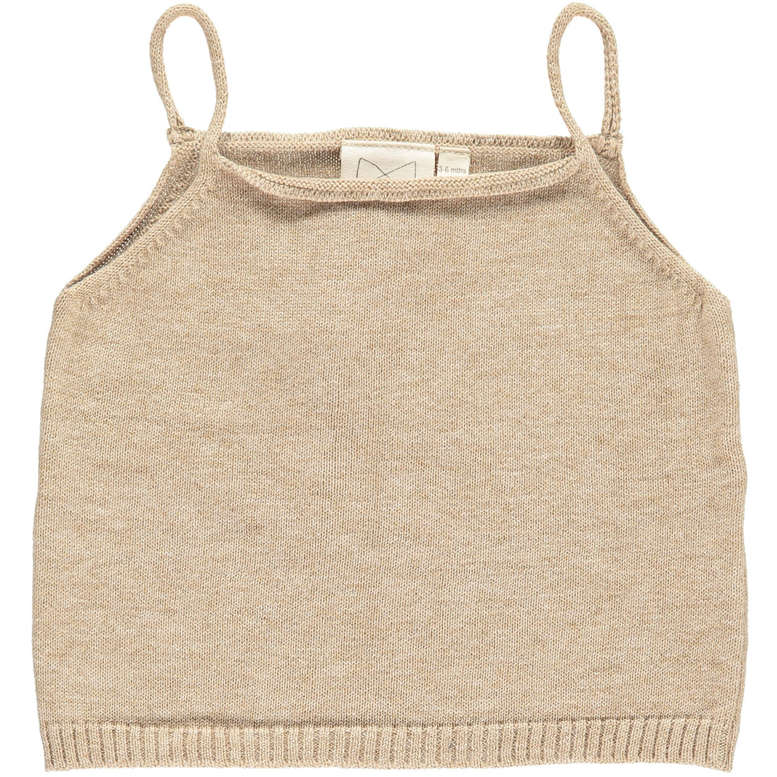 Mini Sibling Oatmeal Knit Vest