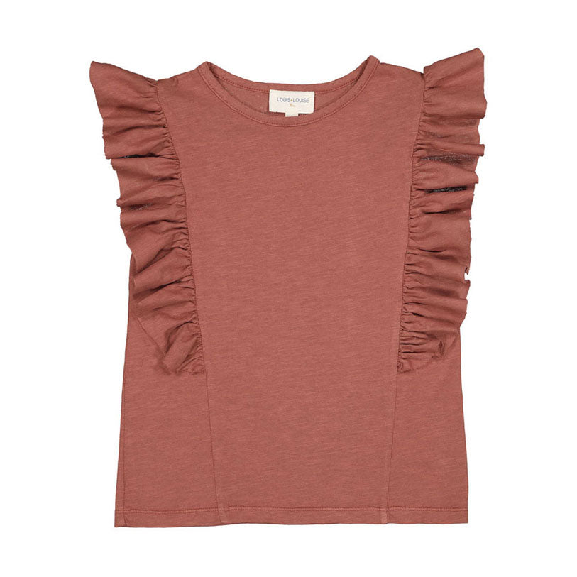 Louis Louise Sienne Jersey Elisa Ruffled Tee