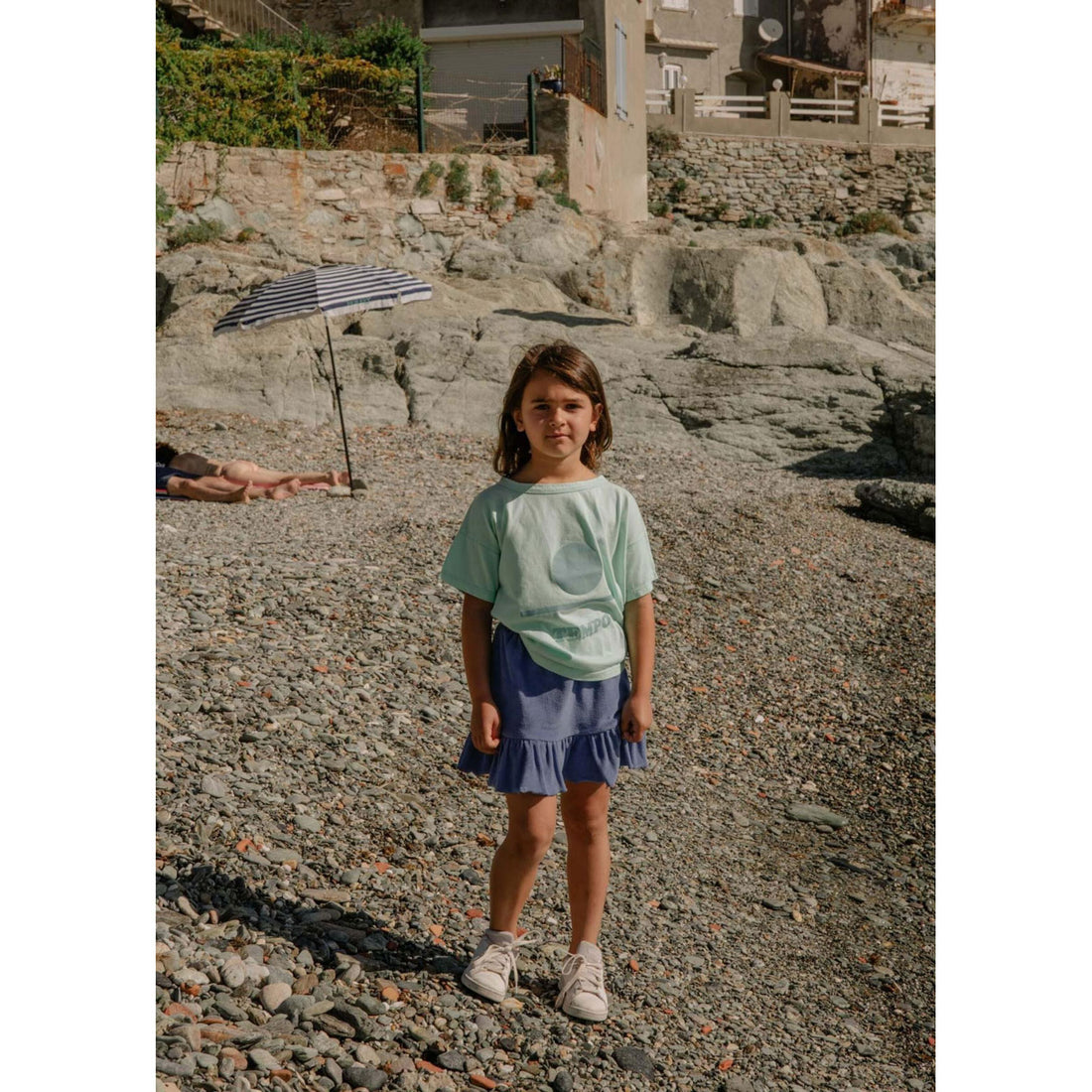 We are Kids Acqua + Print Tempo Dylan Tee