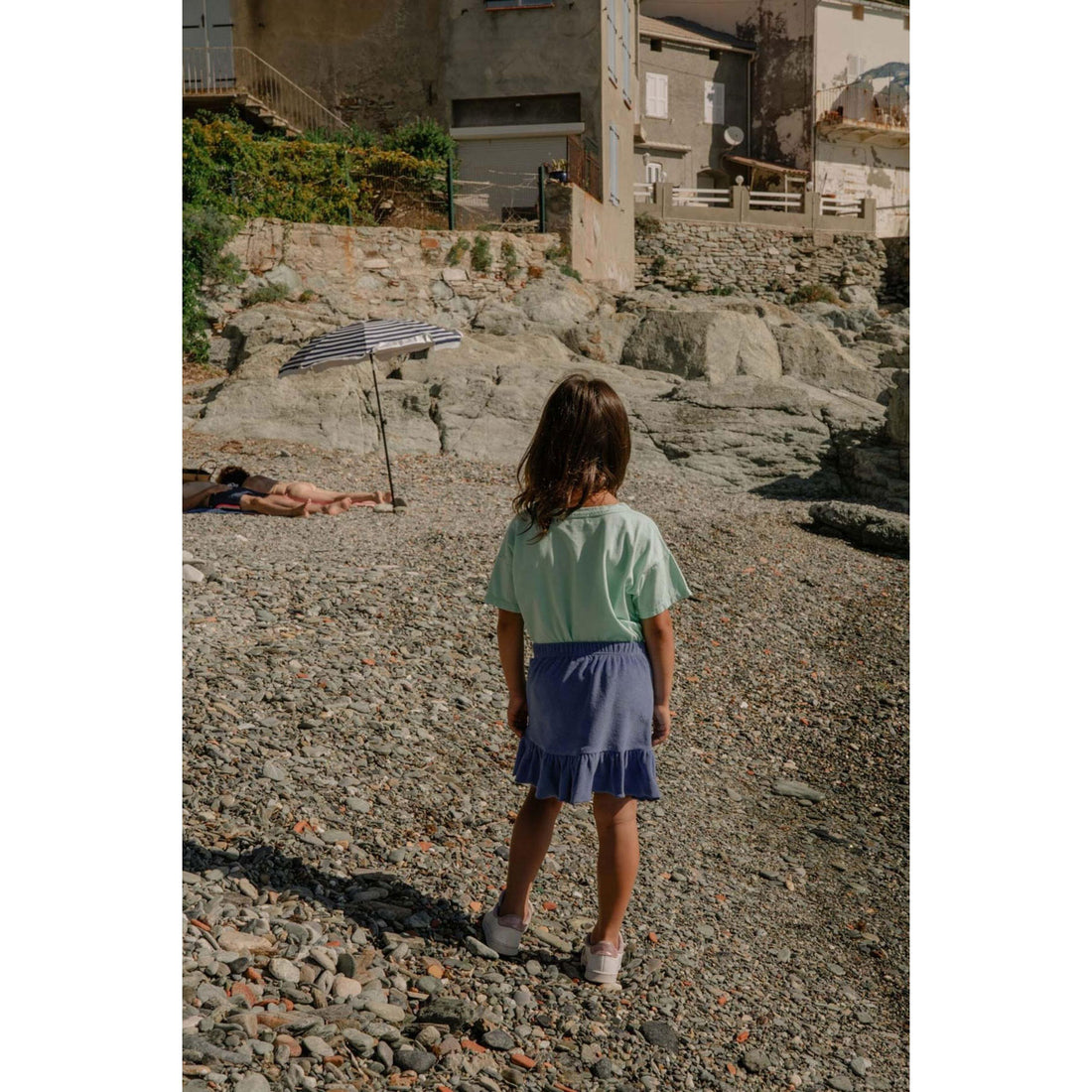 We are Kids Acqua + Print Tempo Dylan Tee