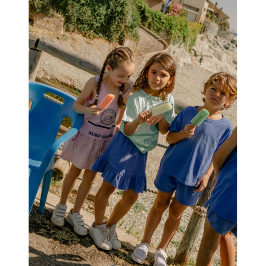 We are Kids Acqua + Print Tempo Dylan Tee