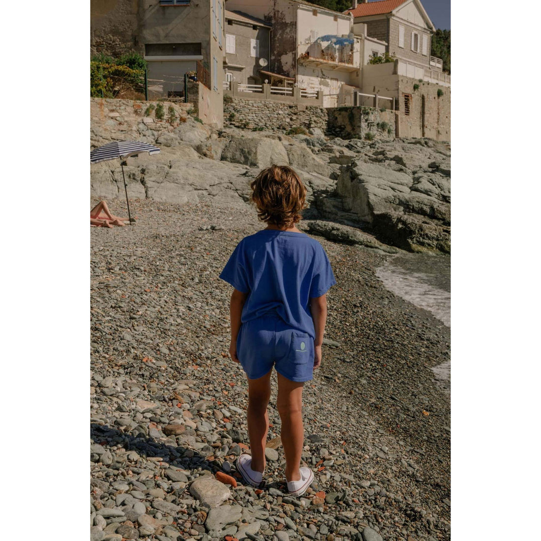 We are Kids Super Blue + Print Fantastico Dylan Tee