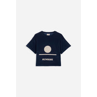 We are Kids Midnight Blue + Print Sunrise Jordan Tee