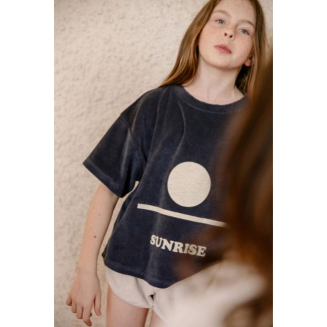 We are Kids Midnight Blue + Print Sunrise Jordan Tee