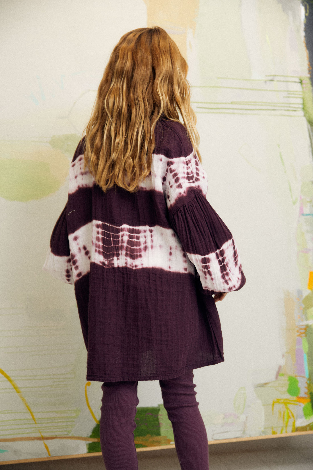 The New Society The Dye Plum Wine Olivia Dress