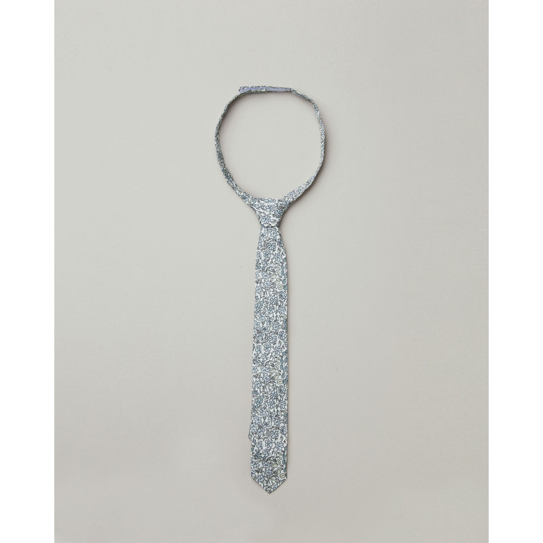 Noralee Bluebell-Floral Skinny Tie | Bluebell Floral
