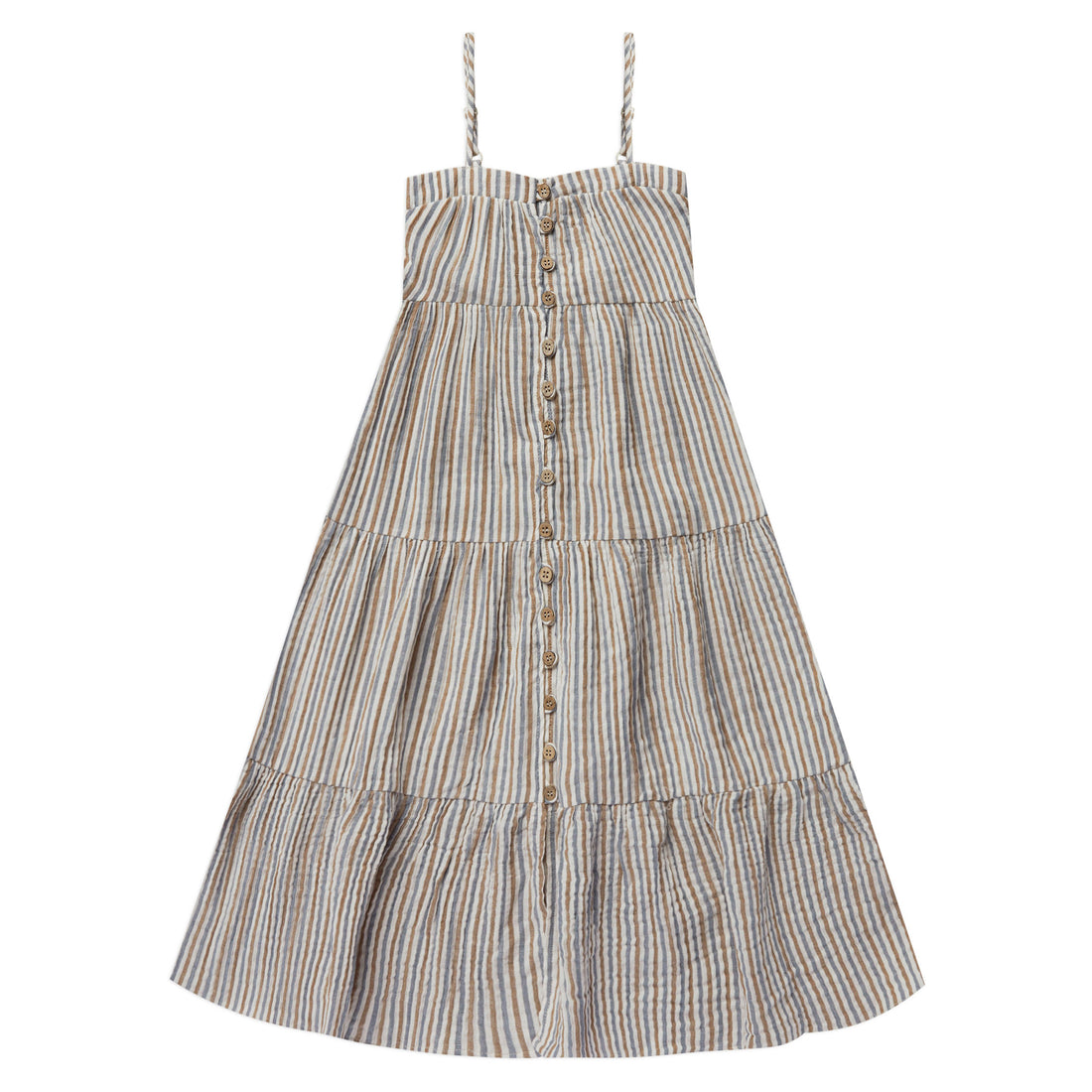Rylee and Cru Tiered Maxi Dress | Nautical Stripe