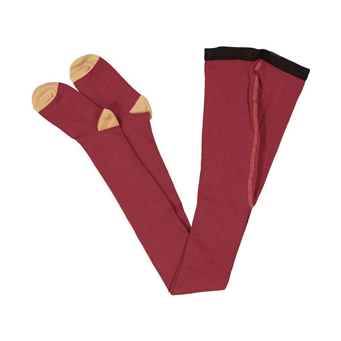 Louis Louise  Brique Knitted Cotton Lurex Luna Tights