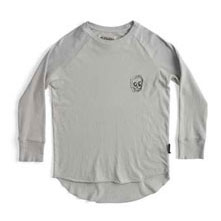 NUNUNU Ice Grey Tiny Skull Shirt