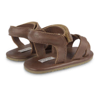 Donsje Cognac Classic Leather Tobi Sandals