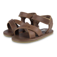 Donsje Cognac Classic Leather Tobi Sandals