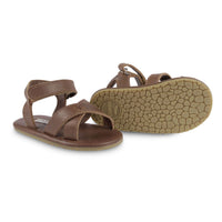 Donsje Cognac Classic Leather Tobi Sandals
