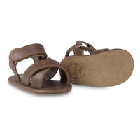 Donsje Cognac Classic Leather Tobi Sandals