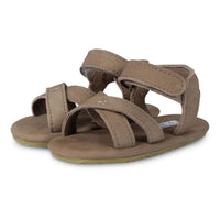 Donsje Truffle Nubuck Tobi Sandals