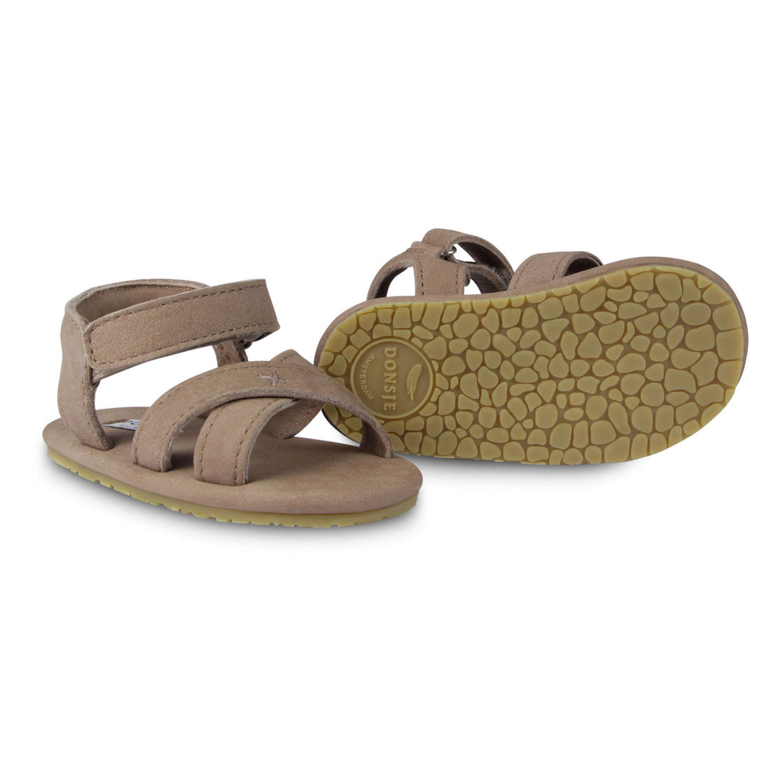 Donsje Truffle Nubuck Tobi Sandals
