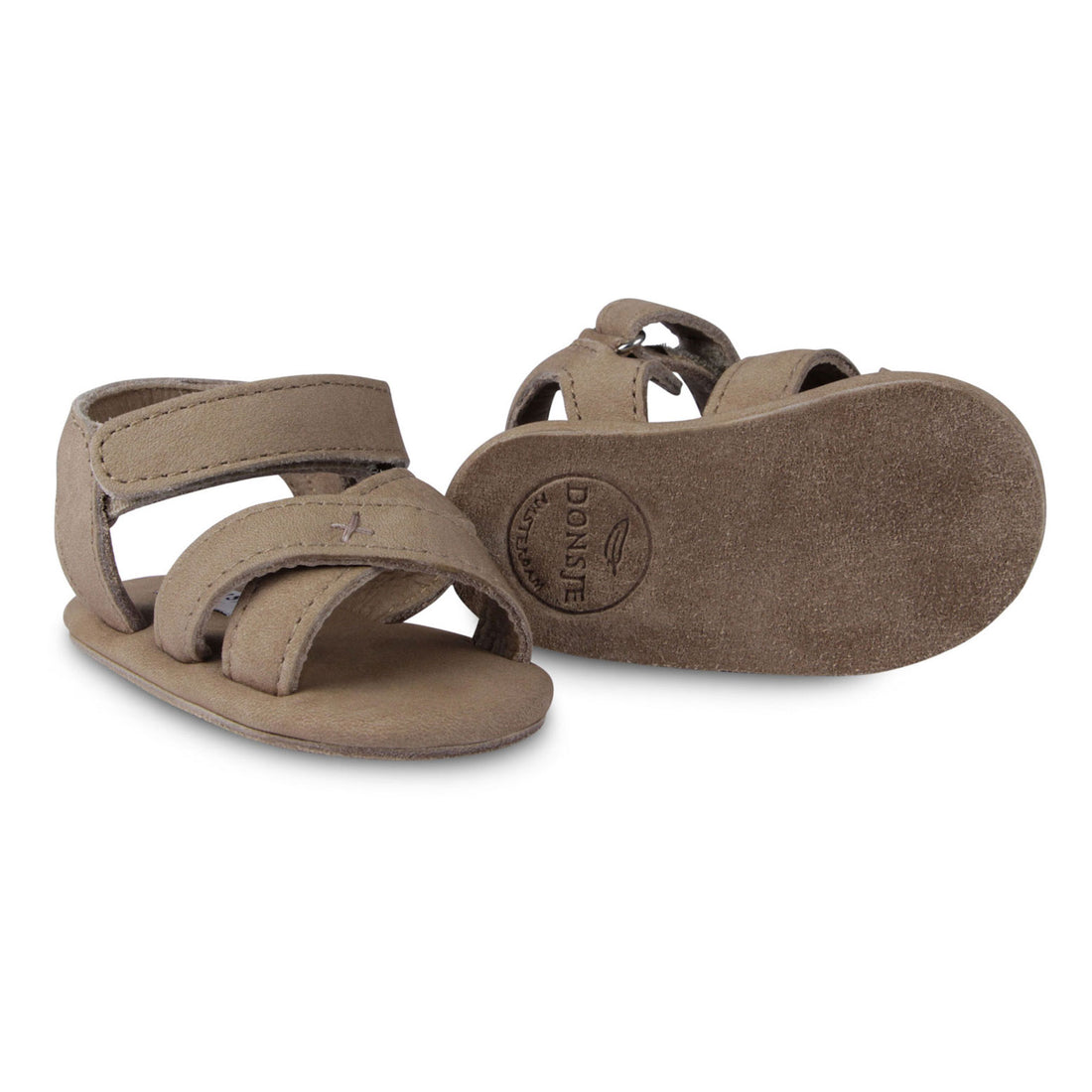 Donsje Truffle Nubuck Tobi Sandals