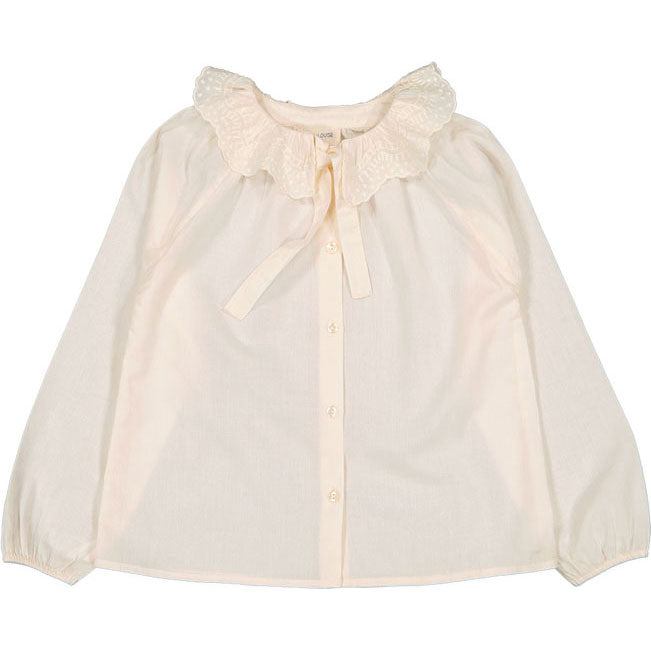 Louis Louise Cream Cotton Veil Angela Blouse