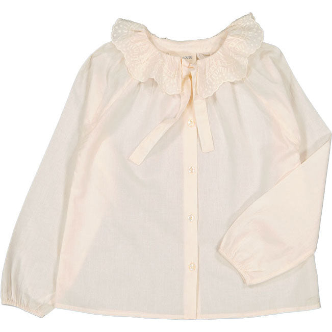 Louis Louise Cream Cotton Veil Angela Blouse