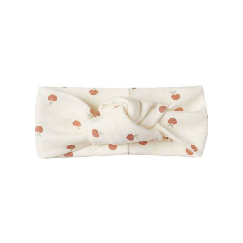 Quincy Mae Ivory/Peach Baby Turban